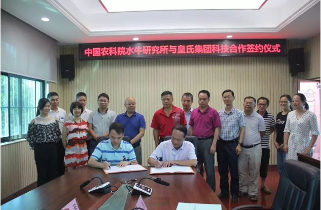 水牛奶产业将再上新台阶！中国农业科学院水牛研究所与AG旗舰厅集团科技合作签约仪式圆满成功！