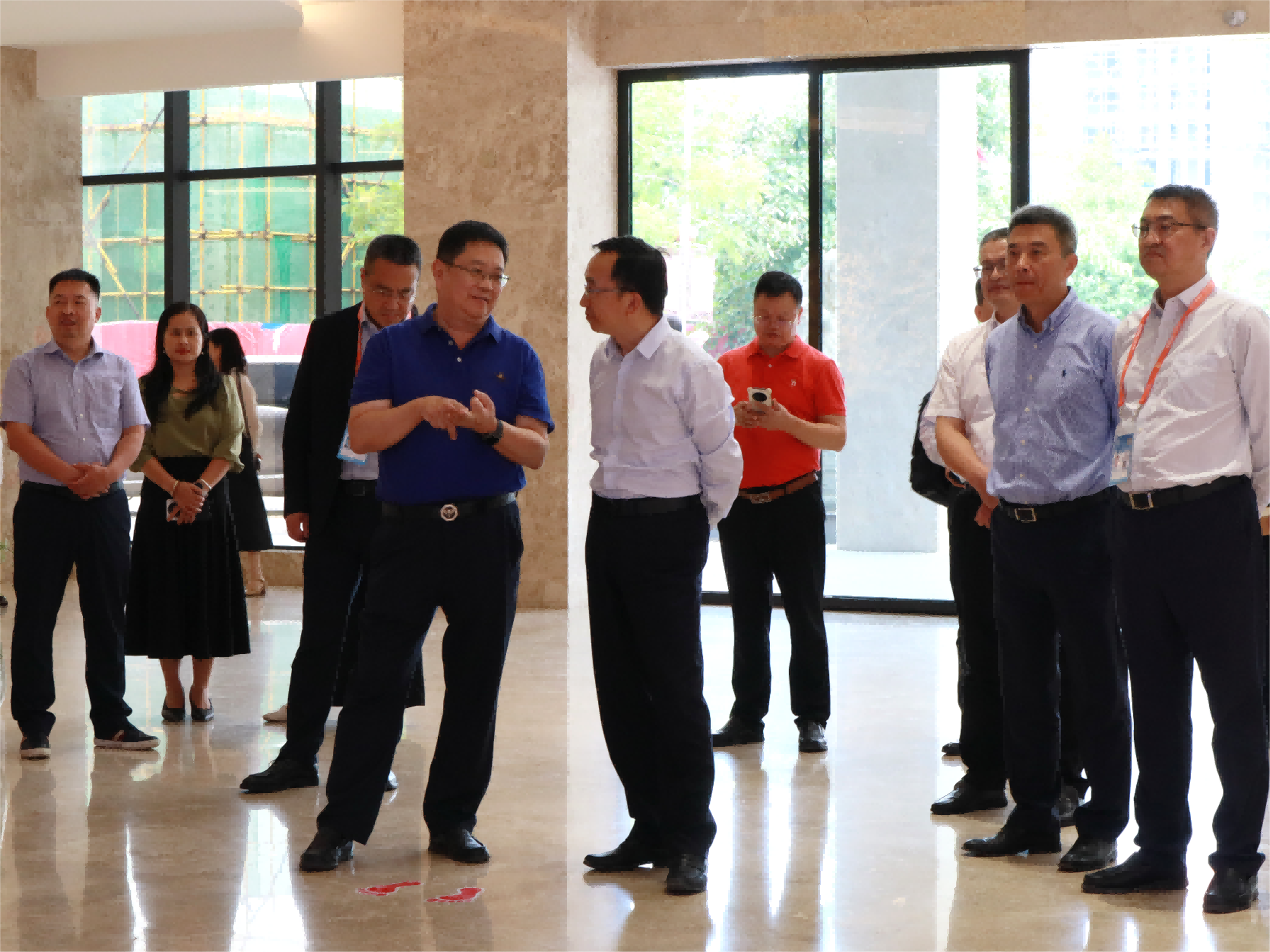 太平洋保险集团党委书记、董事长傅帆一行莅临AG旗舰厅集团考察指导